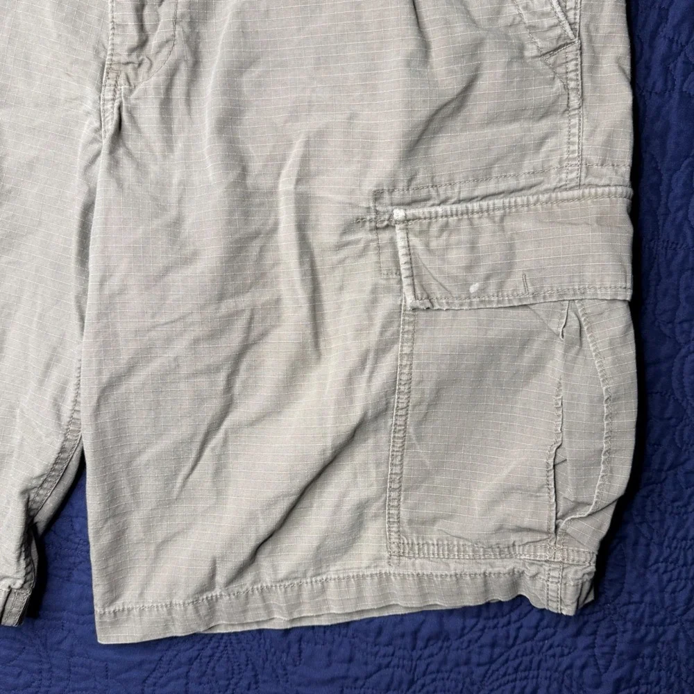 Polo Jeans Co Ralph Lauren Mens 40x12 Cargo Military Shorts Khaki Utility Hiking